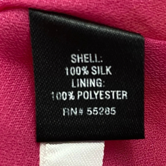 Express Y2K 90’ 100% Silk Pink Maxi Dress w/ flower detail - Picture 12 of 17